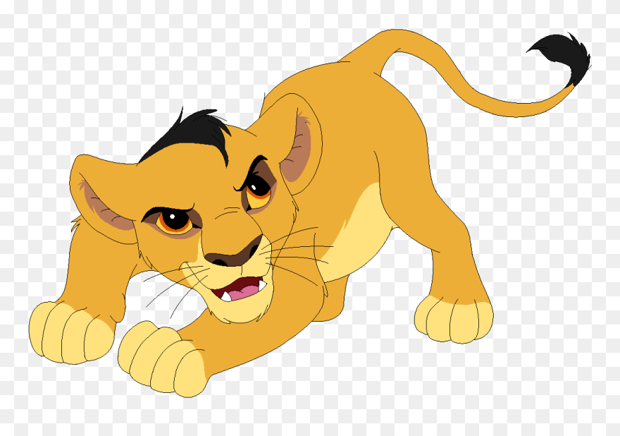 The Beginning Of The Legacy - Lion King Male Cubs Clipart