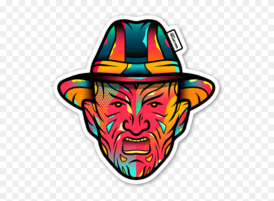 Freddy Krueger Stickers - De Freddy Krueger Png Clipart
