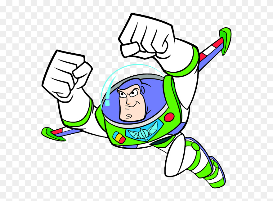 Image Flying Png Of - Buzz Lightyear Drawing Easy Clipart