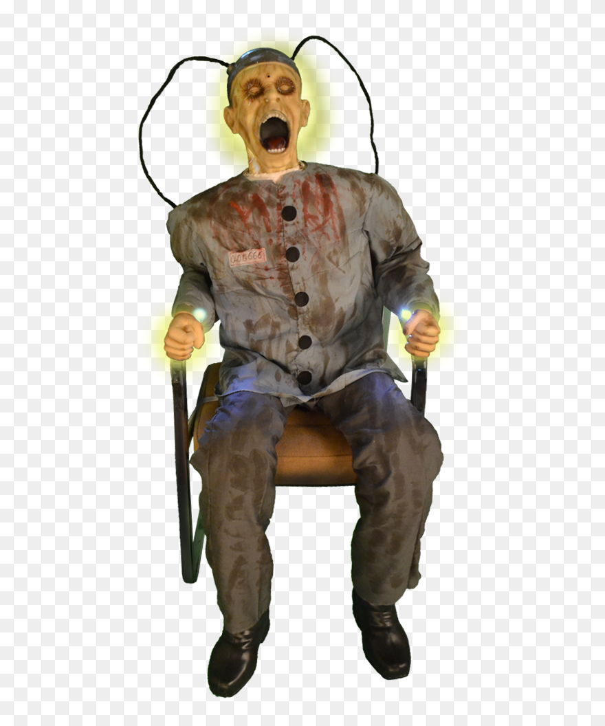 Death Row - Scary Halloween Electrocution Prop Clipart