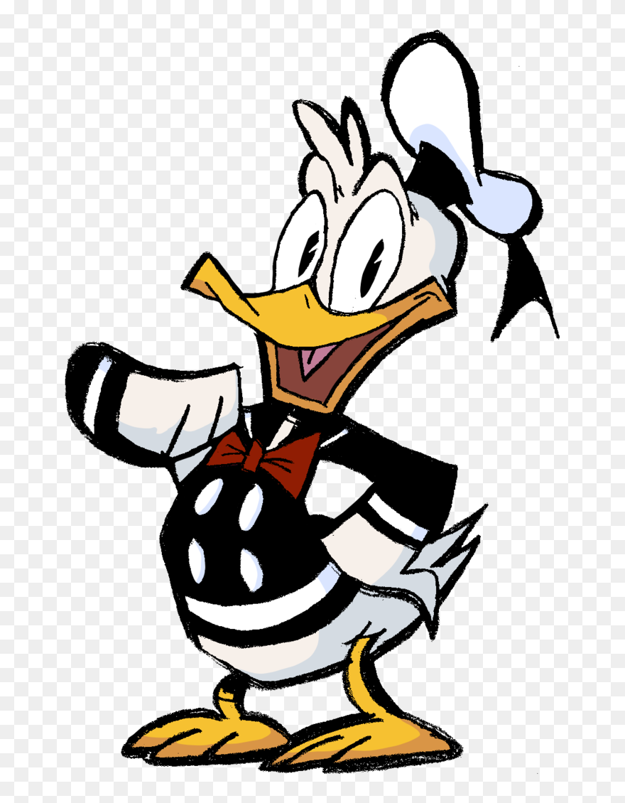 Drawing Clipart Show And Tell - Donald Duck New - Png Download