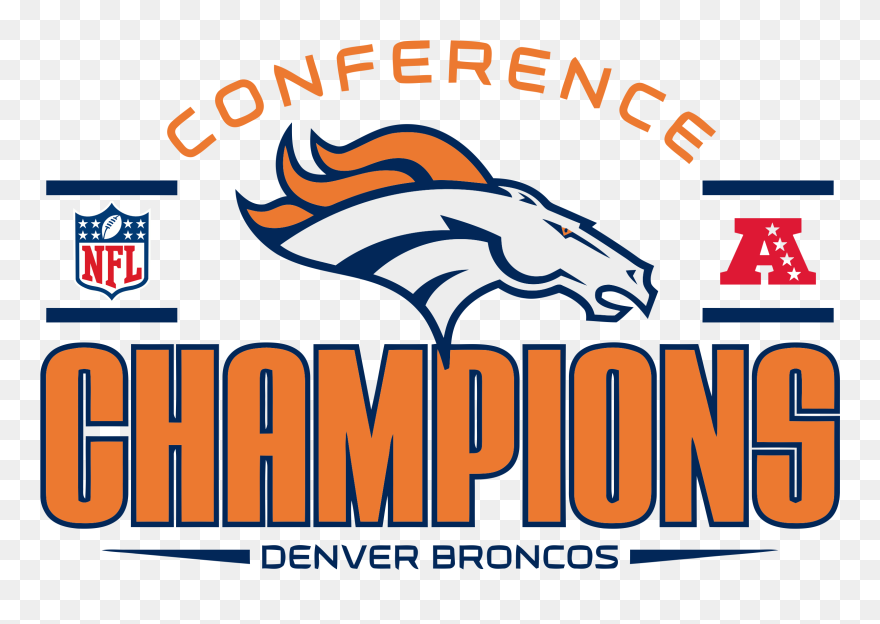 3000px Denver Broncos Afc Champions Logo - Denver Broncos Champions Logo Clipart
