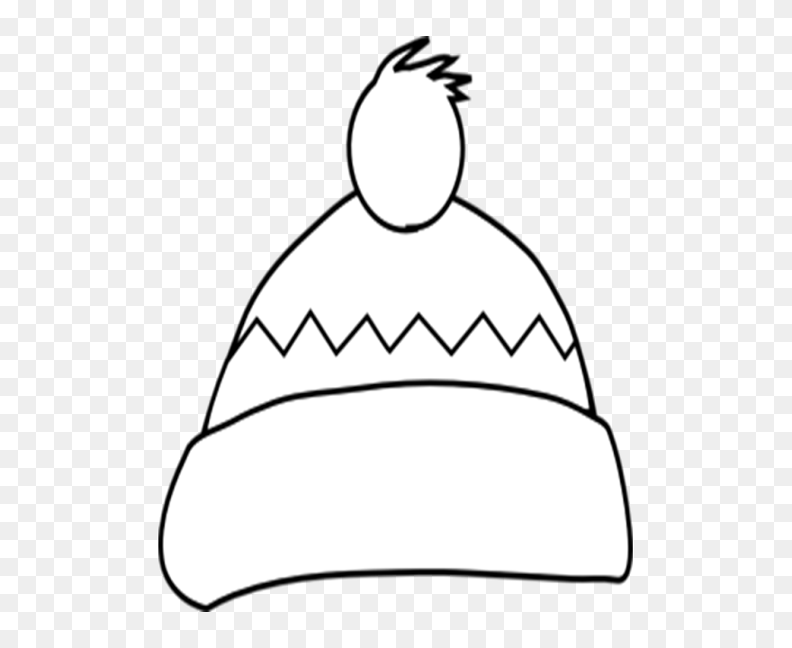 Winter Hats Coloring Page Clipart