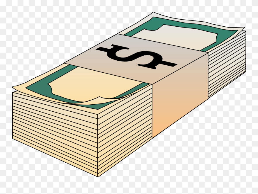 Stack Of Money Clip Art - Png Download