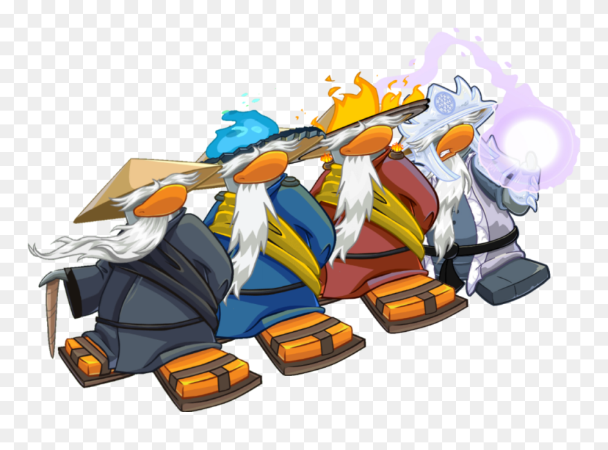 Club Penguin Island Sensei Clipart
