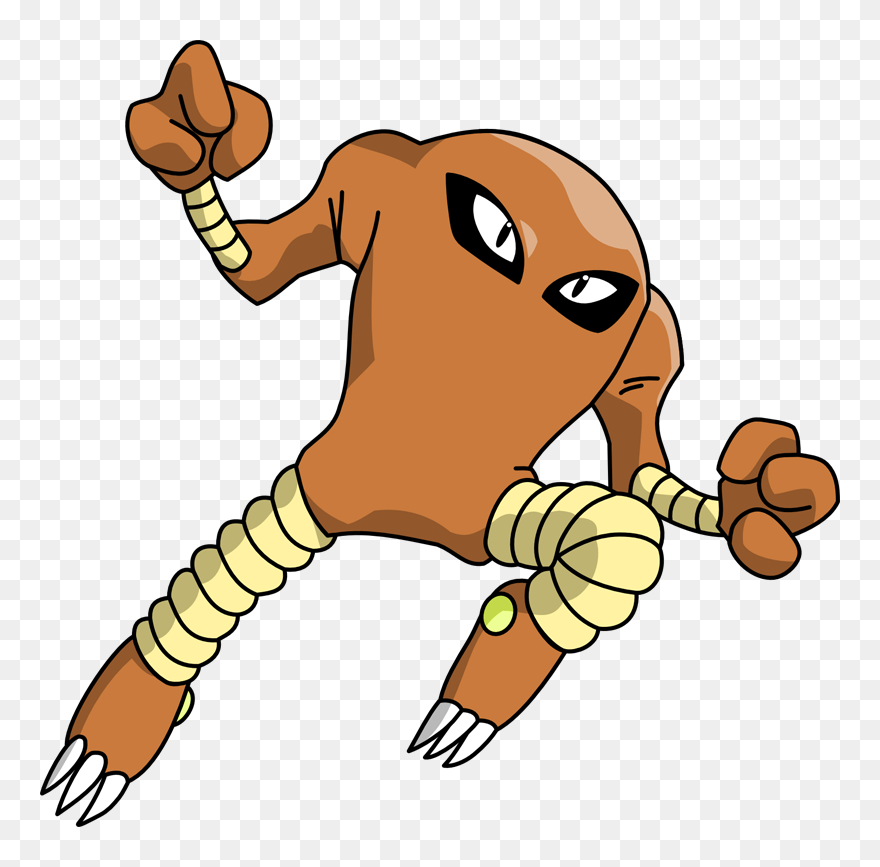 Fighting Clipart Hits - Hit Mon Lee Pokemon - Png Download