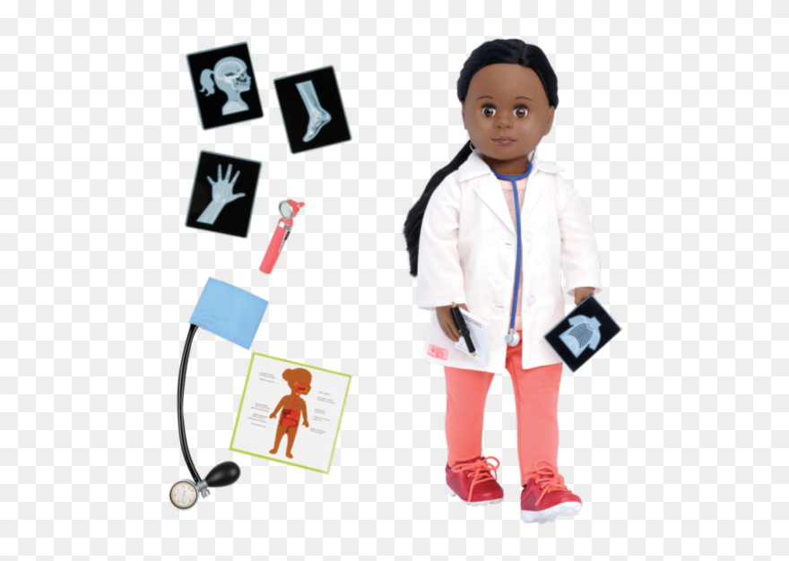 Meagann 18-inch Doctor Doll - Our Generation Doll Megan Clipart