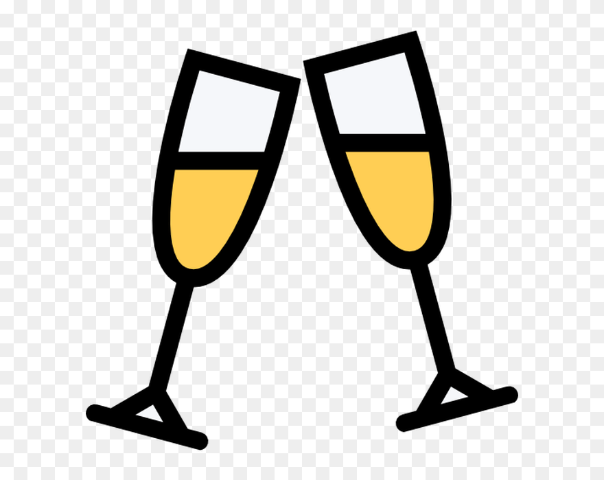 Champagne Traveling Travel Adventures - Champagne Glasses Icon Png Clipart