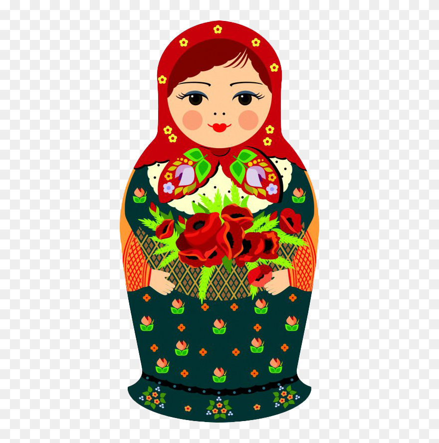 Russian Matryoshka Doll Png Picture - Russian Nesting Doll Png Clipart