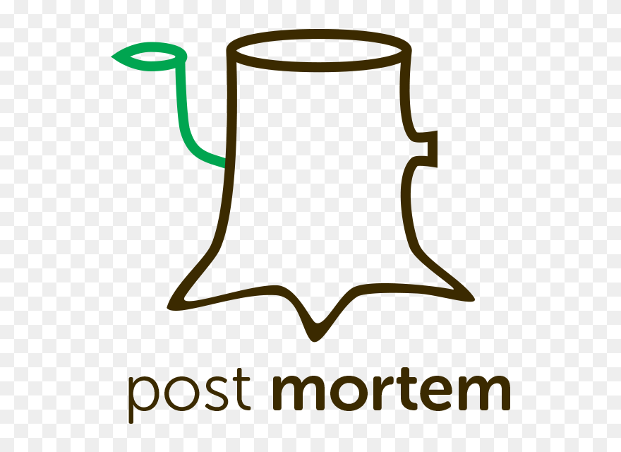 Post Mortem Logo Clipart