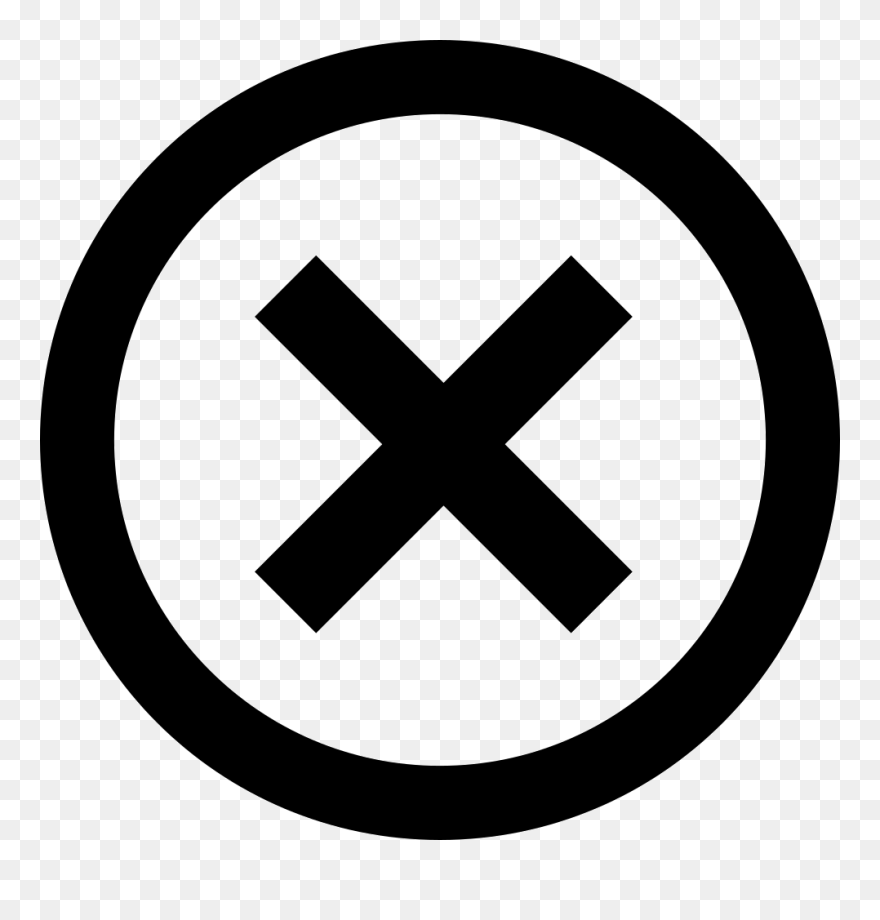 Fail Icon Png - Copyright C Logo Png Clipart