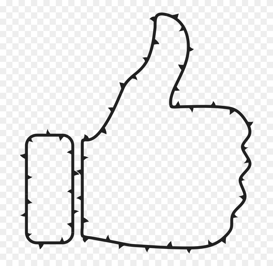 Unlike - Condone Clipart - Png Download