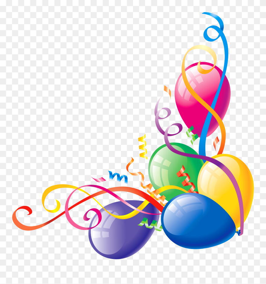 Balloon Birthday Clip Art - Png Download