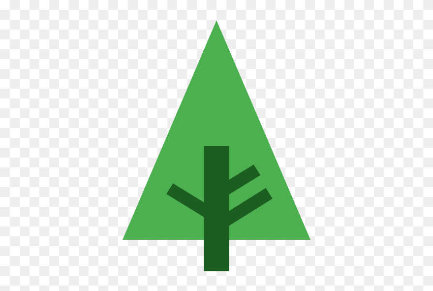 Forrest Pine Tree Green - Sign Clipart