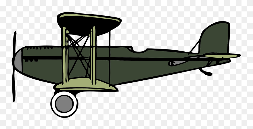 Transparent Duster Clipart - Biplane Clipart - Png Download