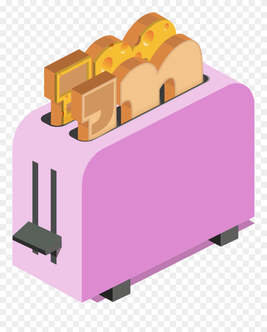Toaster Clipart Generic - Fast Food - Png Download
