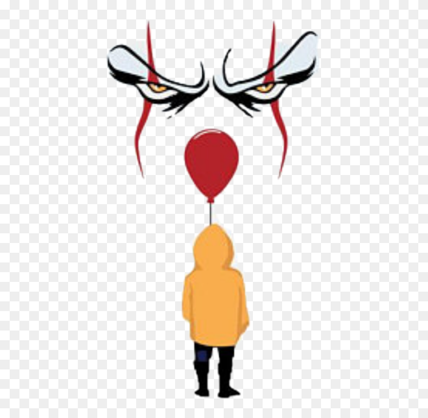 Decal Pennywise Clipart - Pennywise And Georgie Svg - Png Download