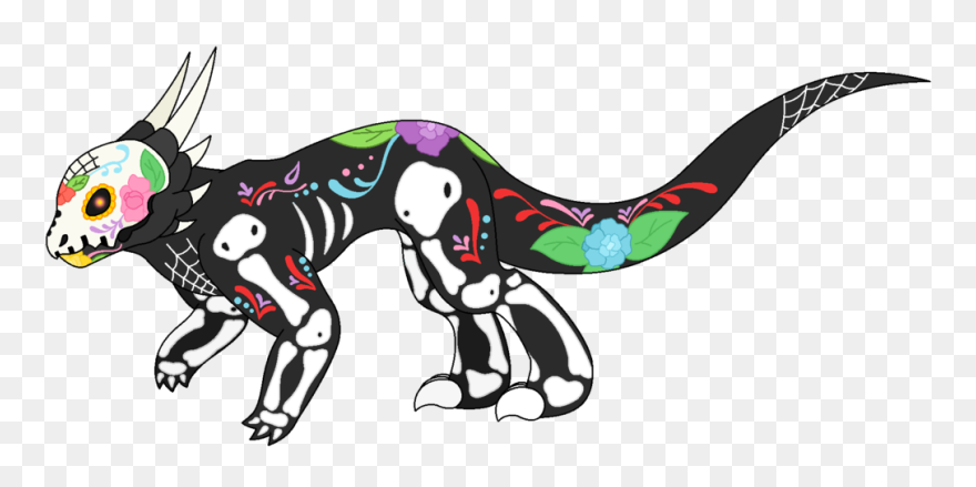 Hole Clipart Yellow Spotted Lizard - Cartoon - Png Download