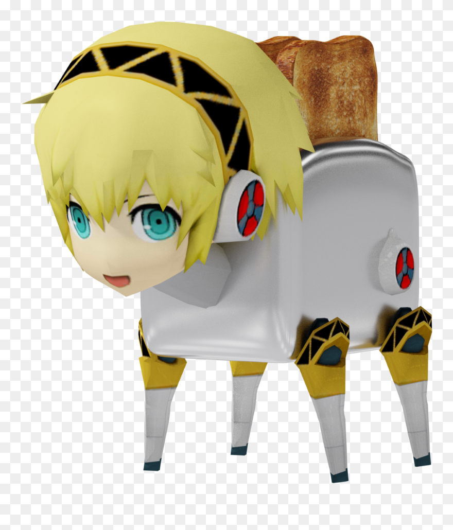 Persona 3 Aigis Toaster Clipart