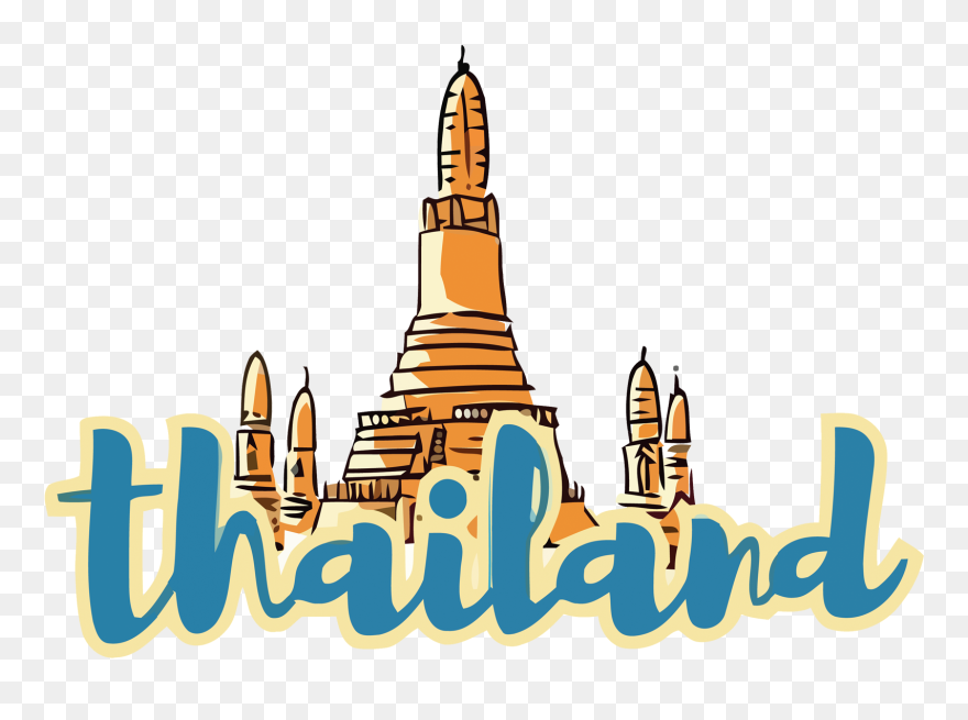 Sticker Material Euclidean Vector Thailand Logo Clipart - ไทย เวก เตอร์ - Png Download