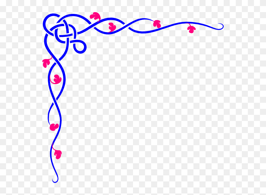 Blue Clip Art Borders - Png Download