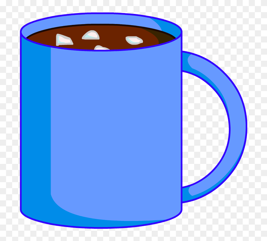 Domobfdi"s Hot Cocoa - Hot Chocolate Clipart Blue - Png Download