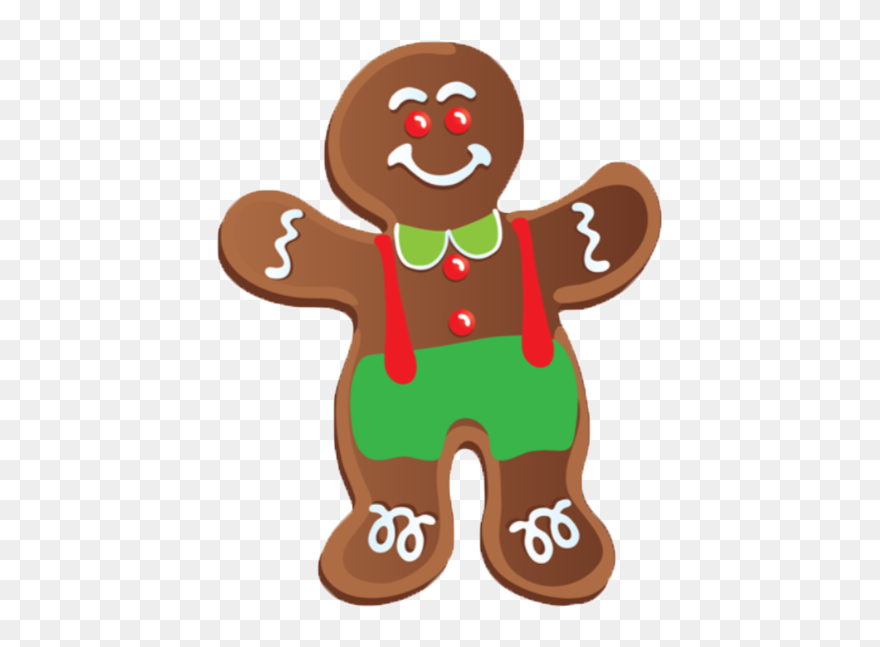 Gingerbread Man Clip Art - Png Download