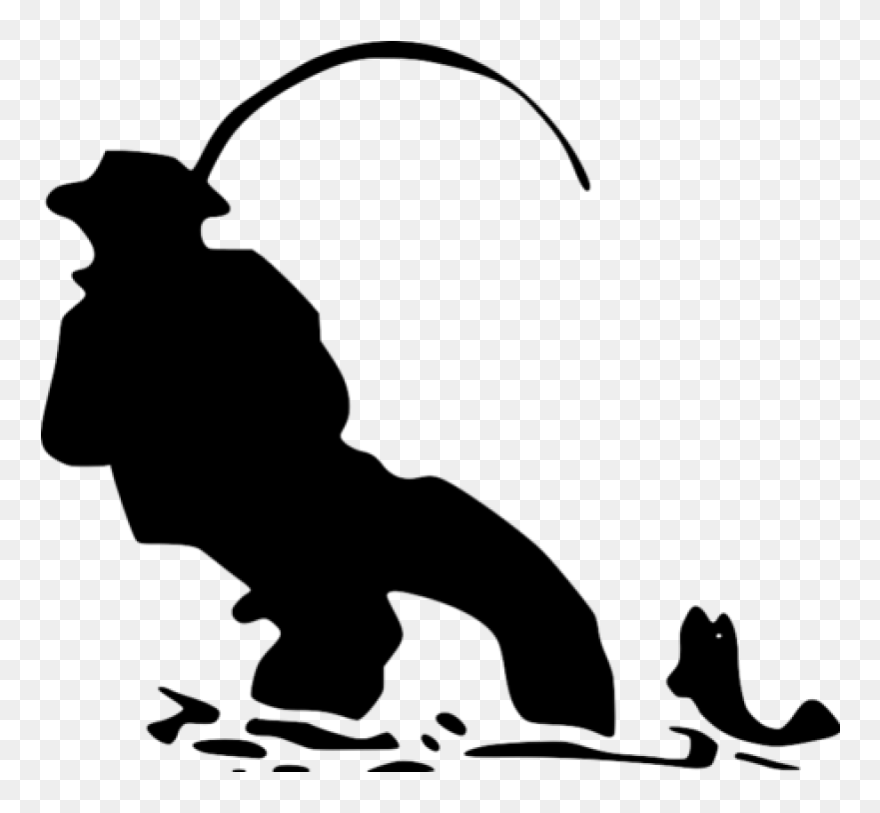 Recreational Fishing Fisherman Clip Art Spearfishing - Balıkçı Araba Stickeri - Png Download