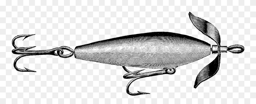 Vintage Fishing Lures Clipart - Fishing Lure - Png Download