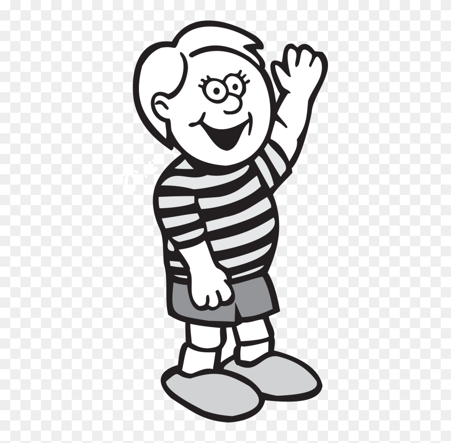 Goodbye Clipart Black And White - Png Download