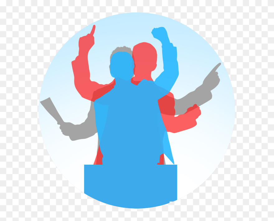 Debate Clipart Extempore - Body Language Clipart - Png Download