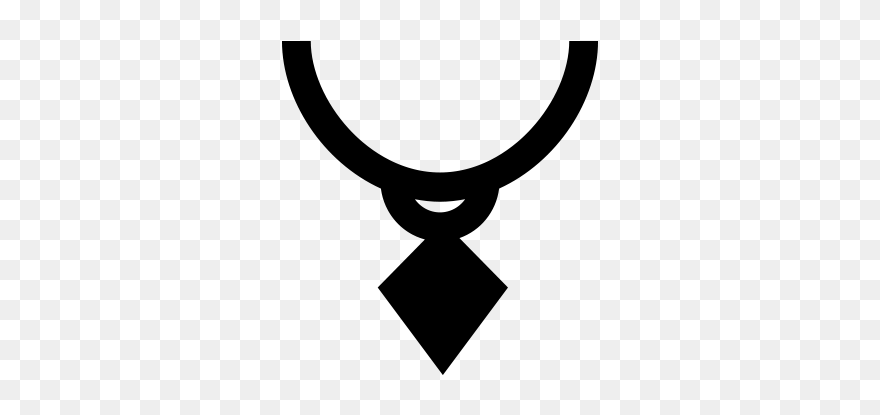Necklace Clipart Icon - Necklace Vector Png Transparent Png
