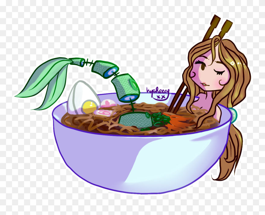 Community Art Udon Noodle - Mermaid Noodles Clipart