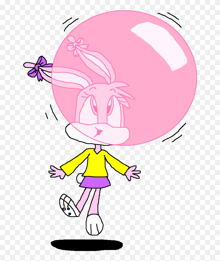 Transparent Chewing Gum Clipart - Floating From Bubble Gum - Png Download