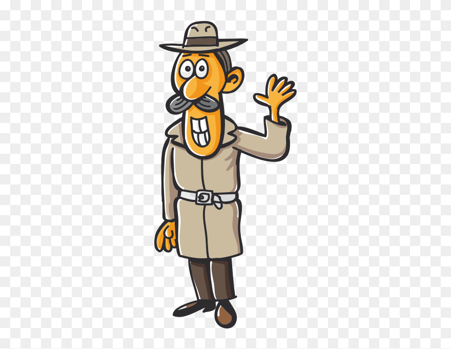 Man - Clipart Détective - Png Download