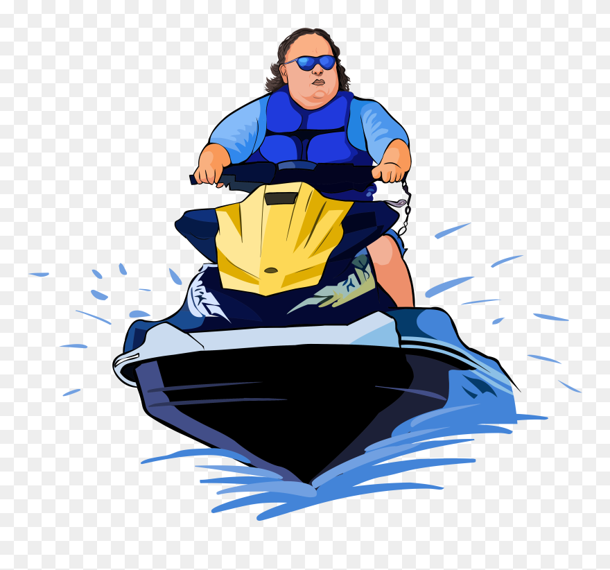 Tiger King Jet Ski Meme Clipart