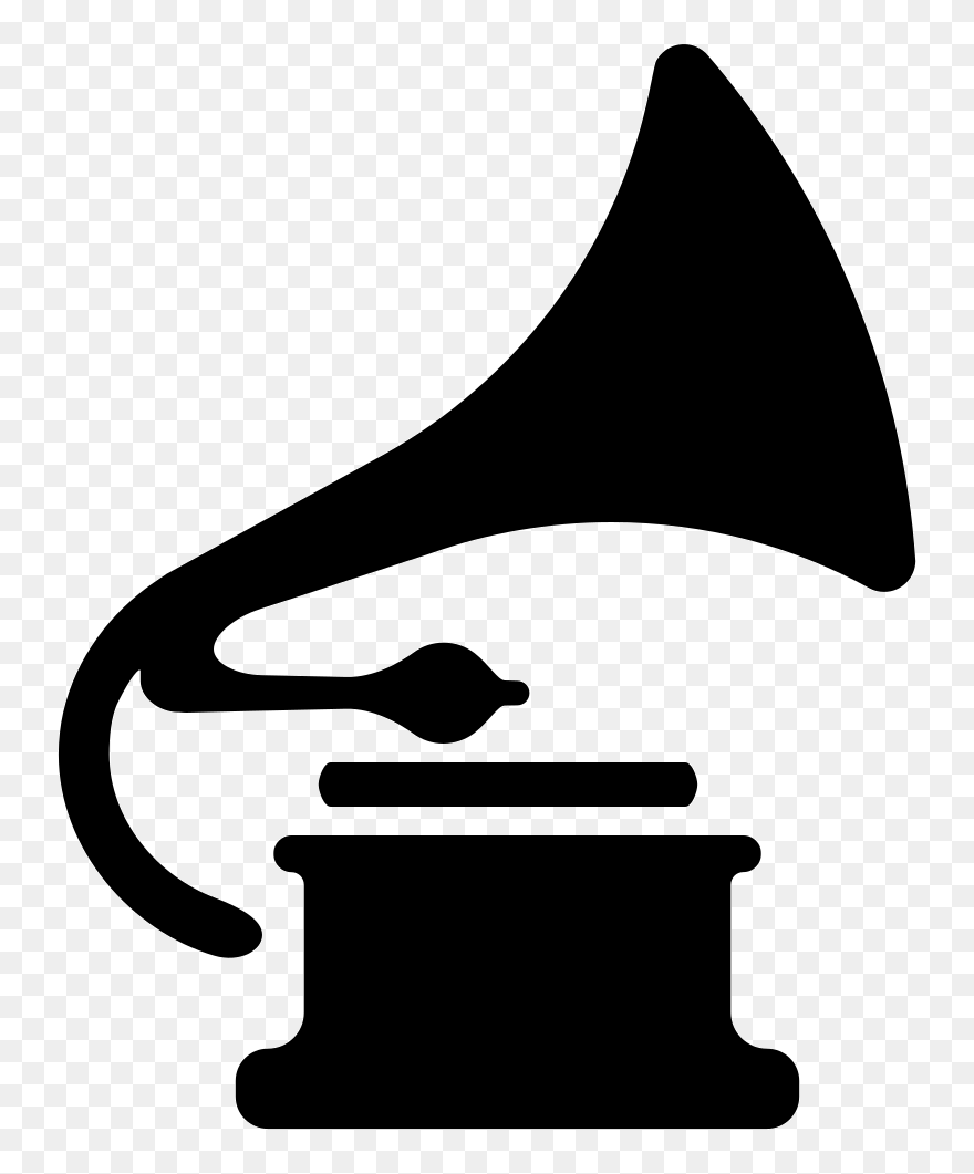Vintage Record Player - Vintage Record Player Logo Clipart