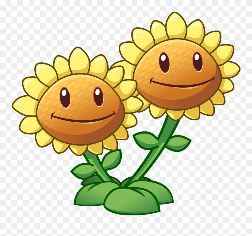 Plants Vs Zombies Clipart Flower - Plants Vs Zombies Sunflower - Png Download