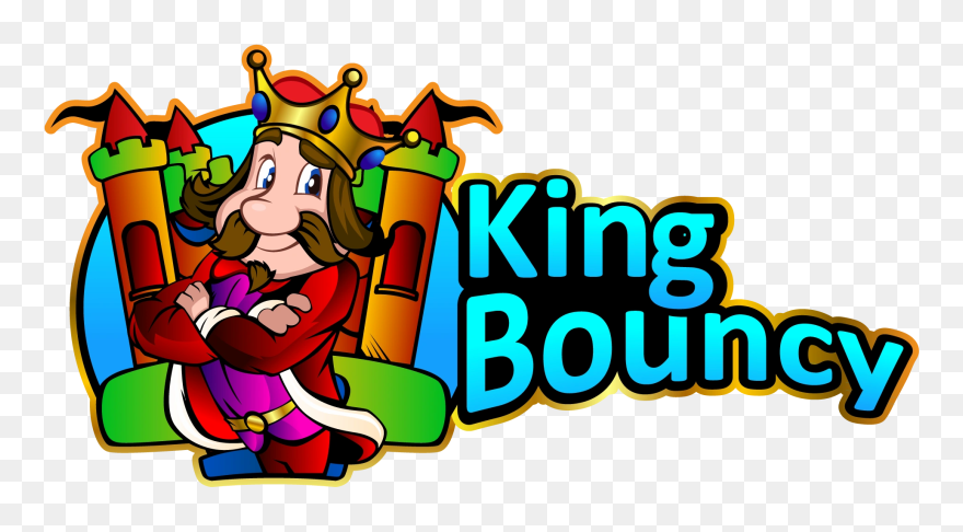 King Bouncy Logo - Cartoon Clipart