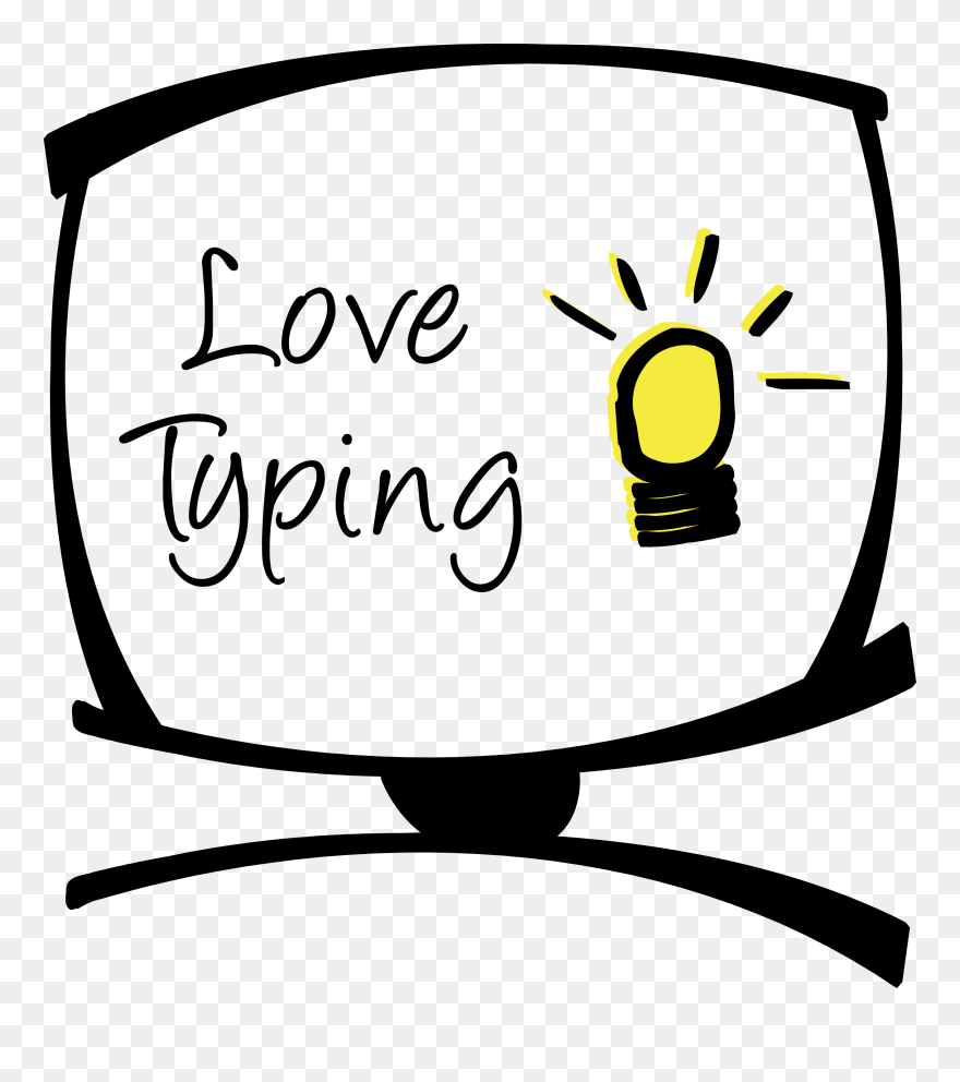 Cliparts For Free - Keep Typing - Png Download