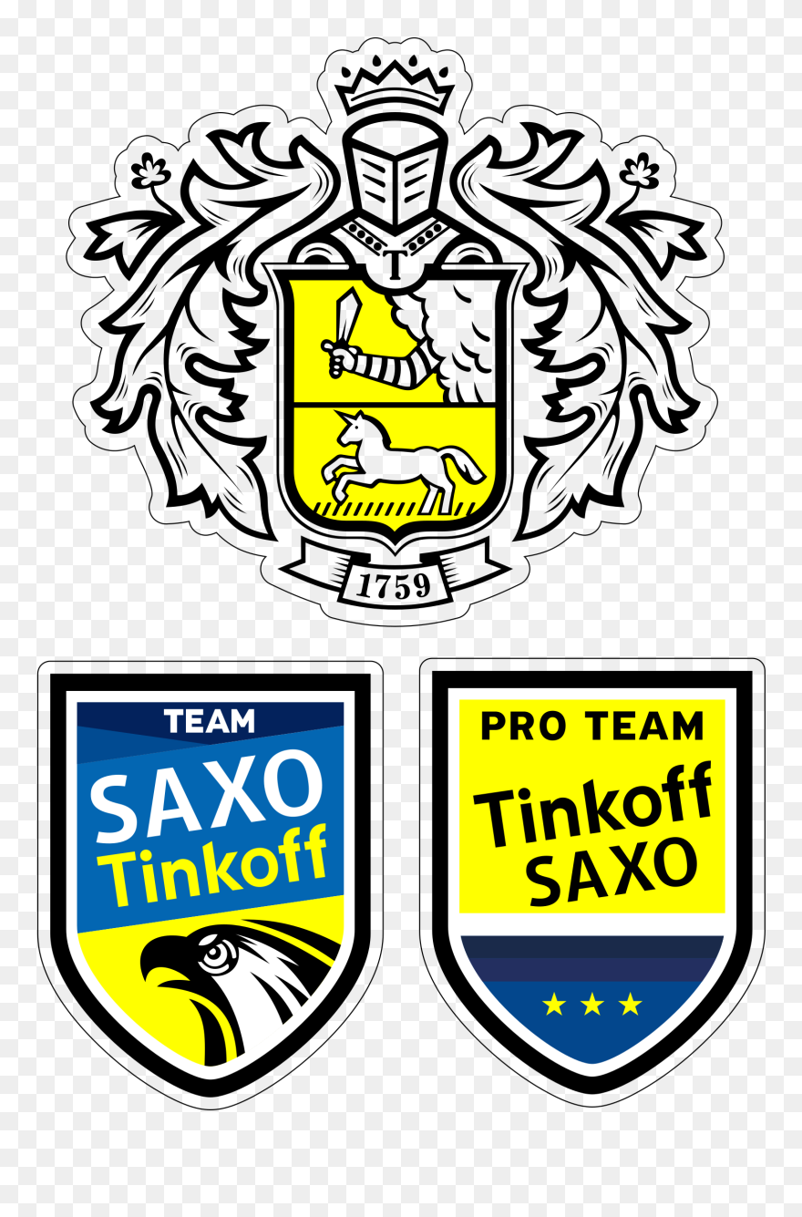 Teamsaxotinkoff Old-type Clip Arts - Team Saxo Bank-sungard - Png Download