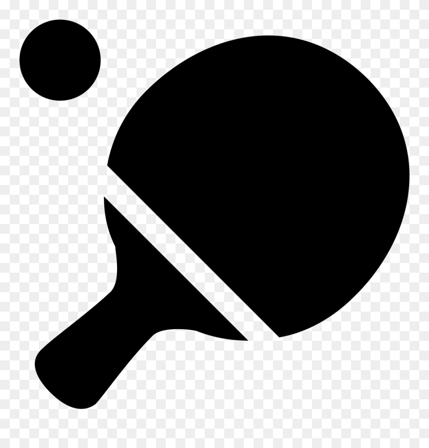 Ping Pong - Table Tennis Icon Png Clipart