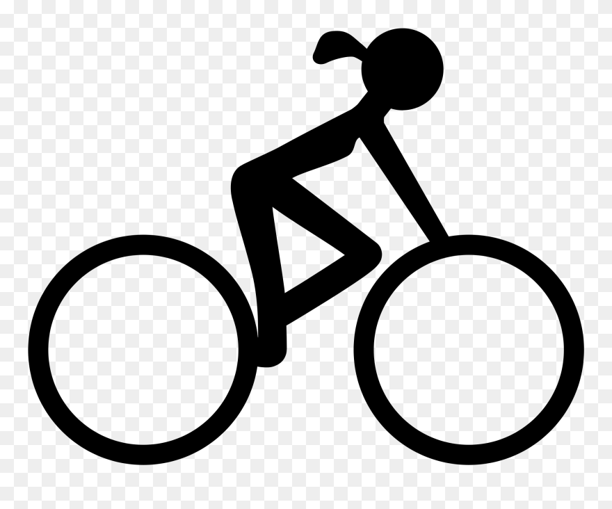 Transparent Cyclist Png - Cycling Icon Png Clipart