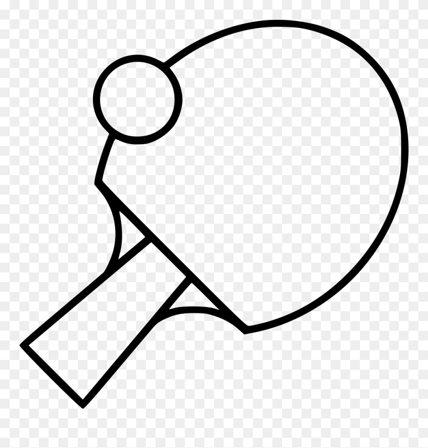 Ping Pong - Table Tennis Clipart