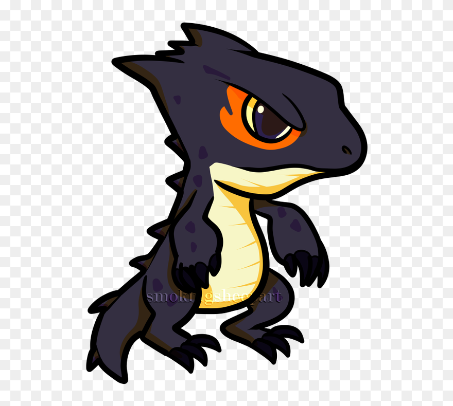 Red Eyed Crocodile Skinks Logo Clipart