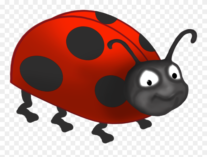 Strange Ladybug Cartoon - One Object Clip Art - Png Download