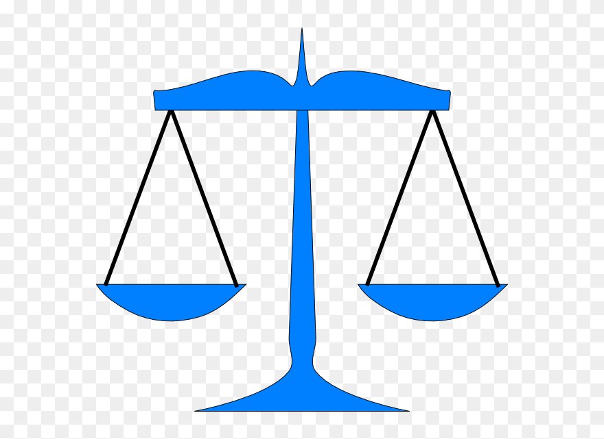 Balance Scale Clipart - Scales Of Justice Clip Art - Png Download