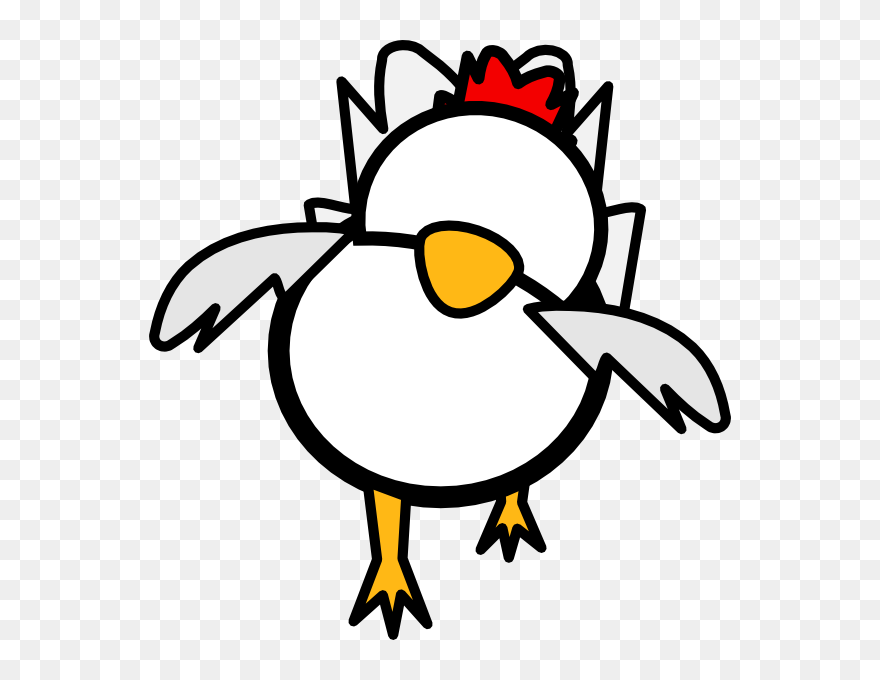No Eyes Chicken Clip Art At Clker - Chicken Clipart Eyes Png Transparent Png