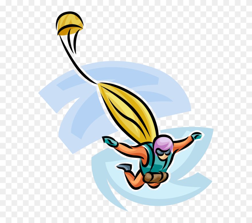 Skydiving Cartoon Png Clipart