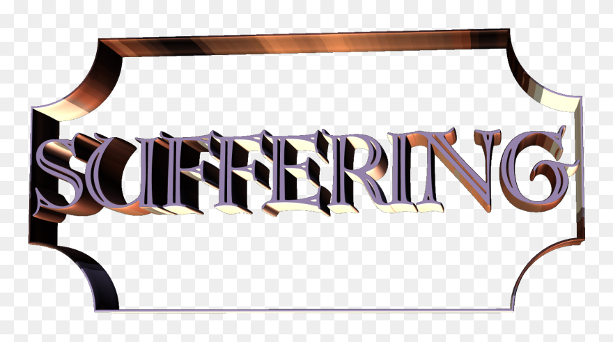 Suffering Word Clipart - Png Download